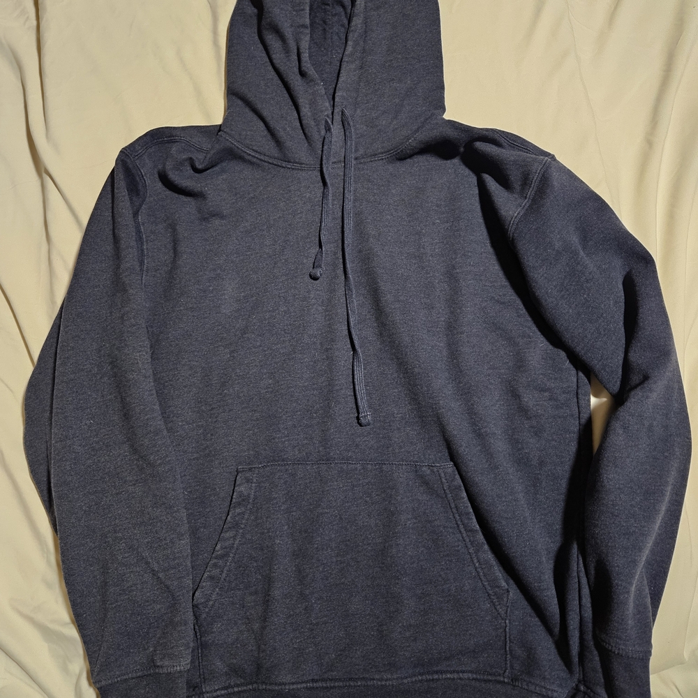 Classic Navy Blue Men's Hoodie